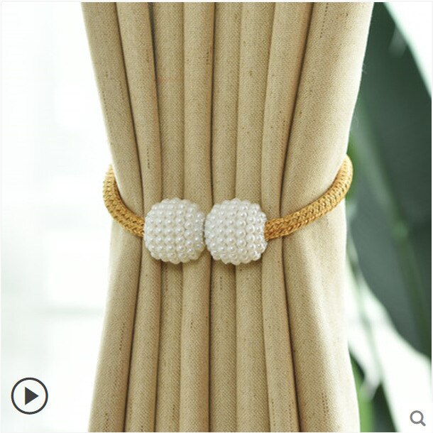 Magnetic Curtain Tieback – Stylish No-Drill Curtain Holder