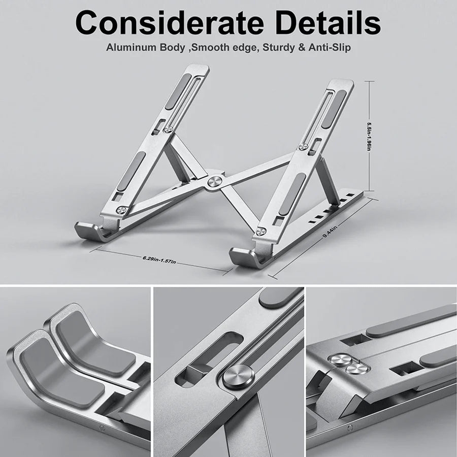 Adjustable Laptop Stand – Ergonomic & Portable Design