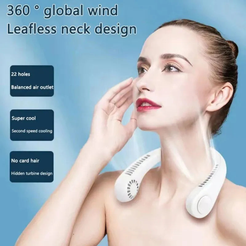 Neck Air Fan – Portable Hands-Free Cooling