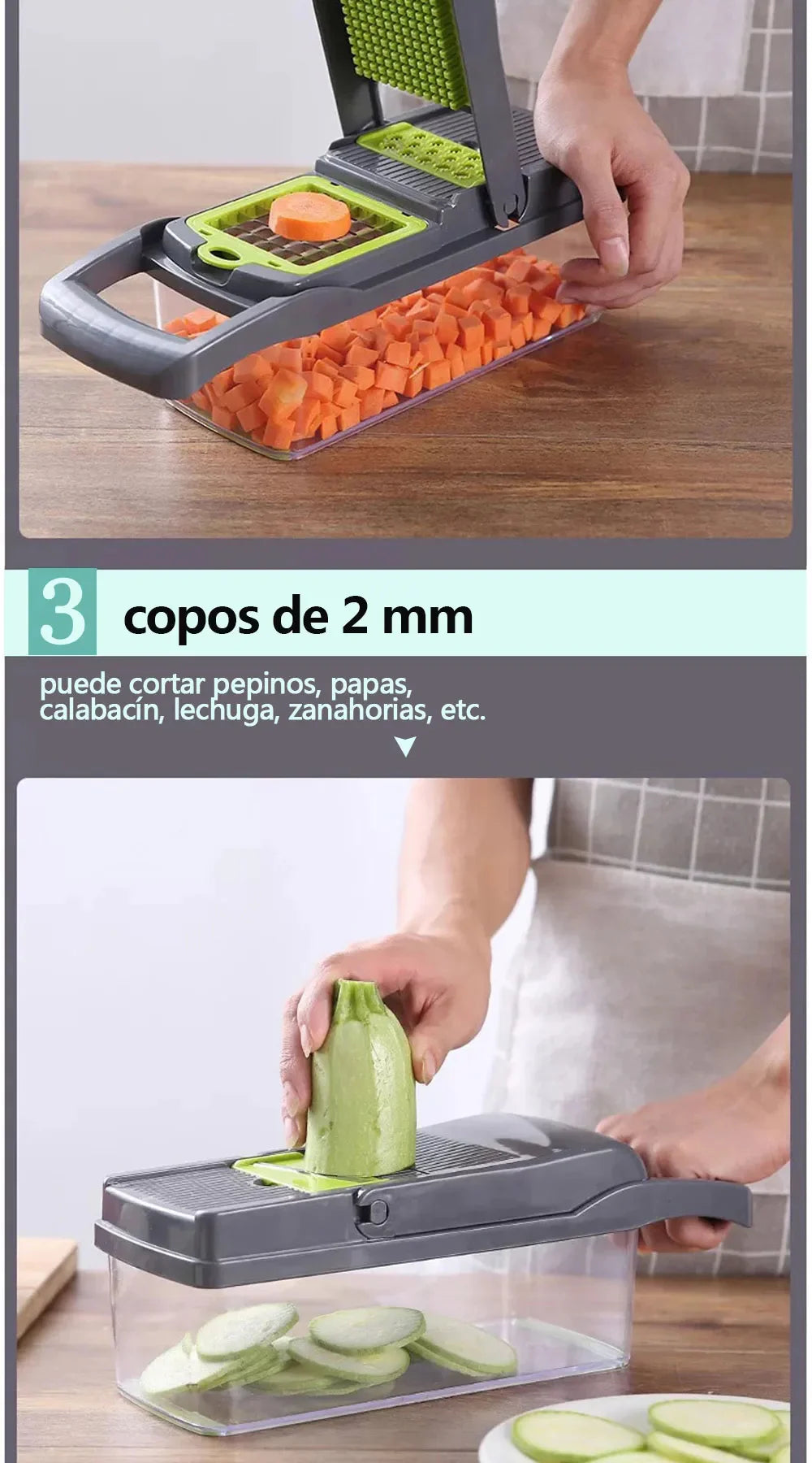 16-in-1 Vegetable Cutter – Multifunctional Kitchen Slicer & Chopper