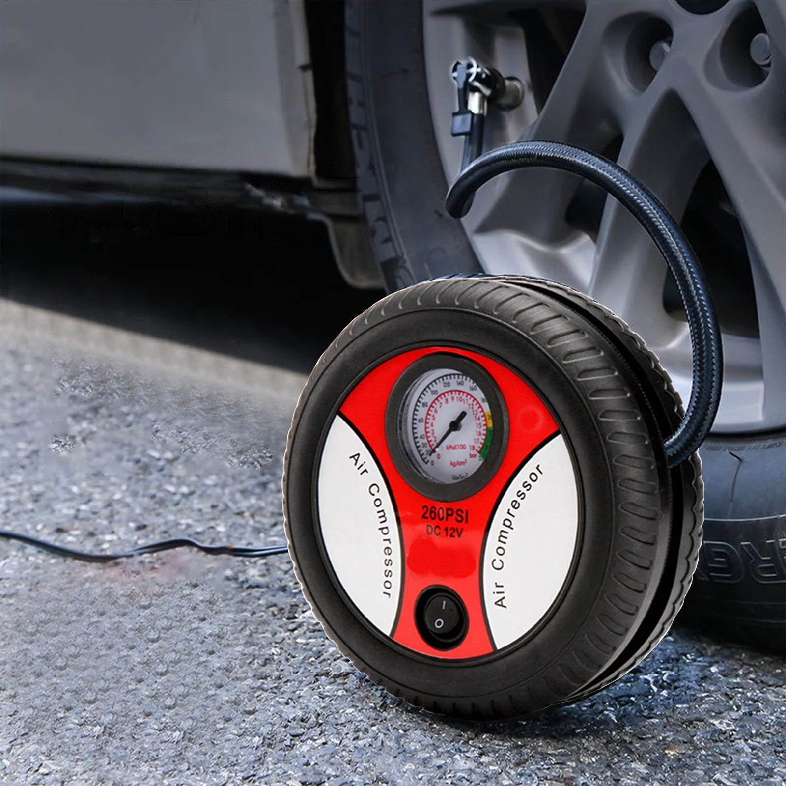 Portable Car Air Pump – Digital Cordless Tire Inflator