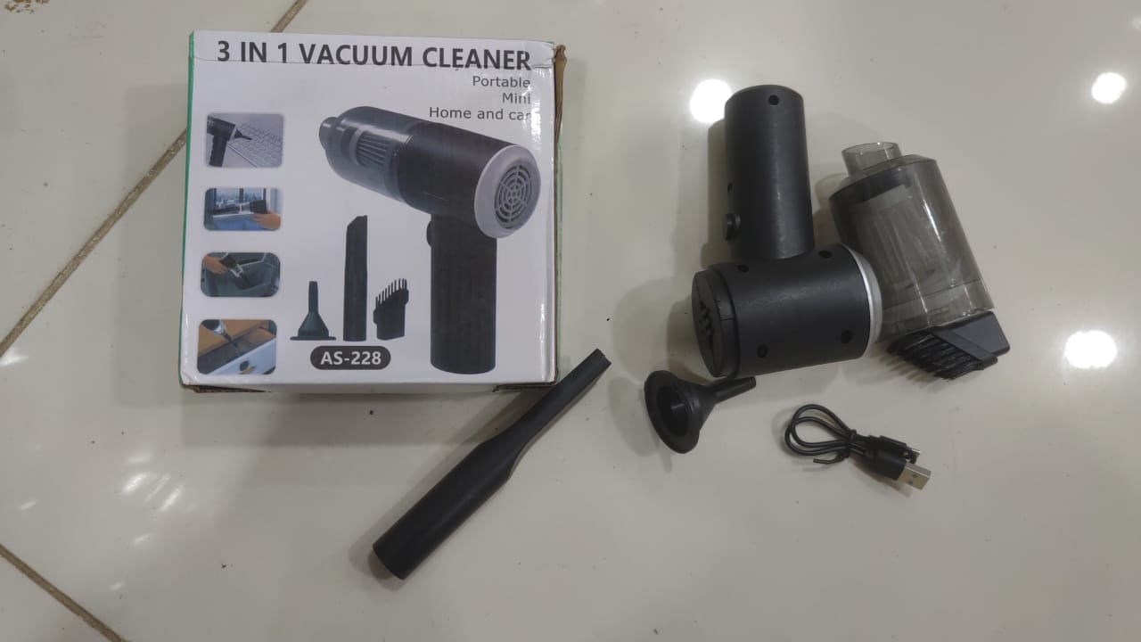 Portable Vacuum Cleaner – Powerful Cordless Dust Remover