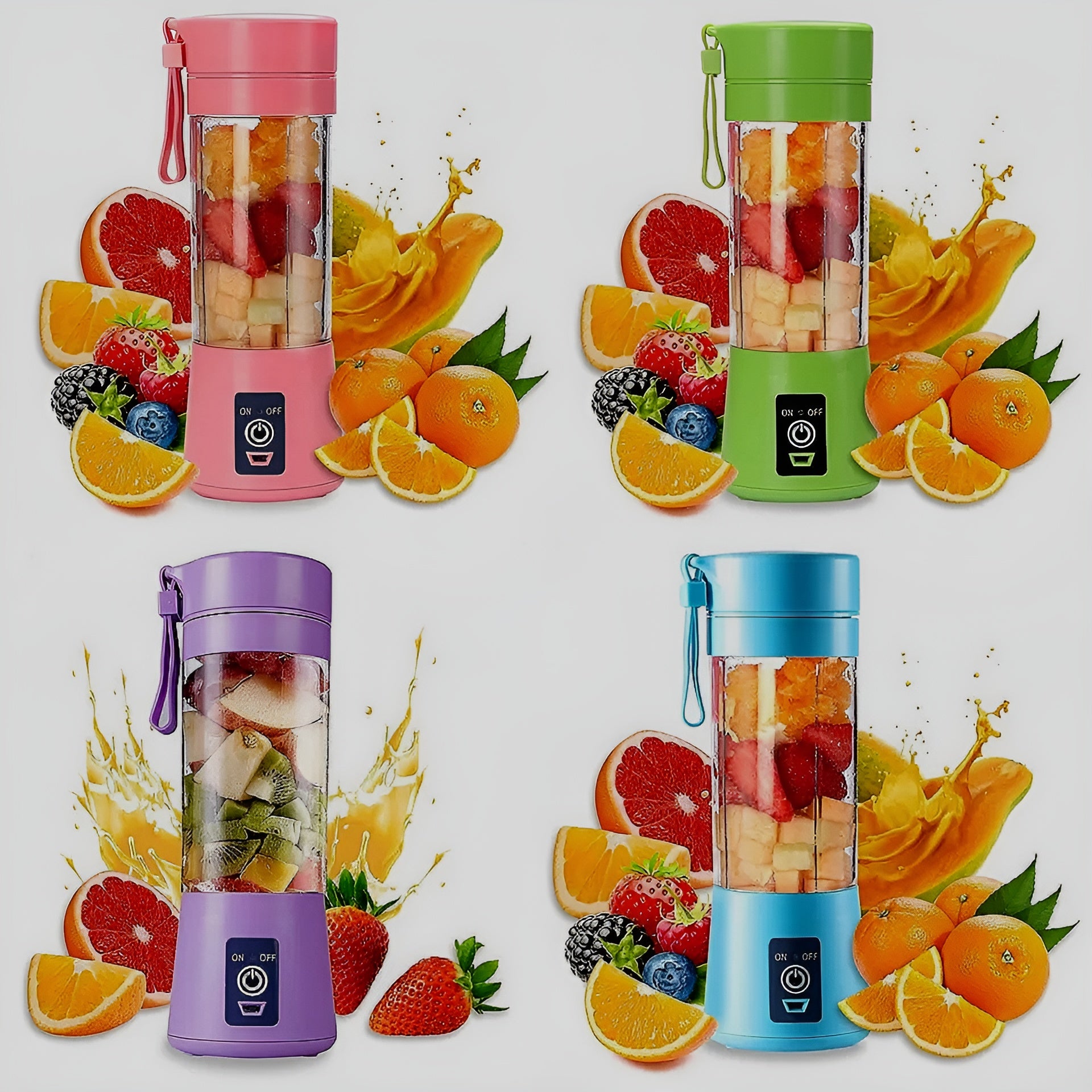 👉 Portable Juicer Blender – USB Rechargeable Smoothie Maker
