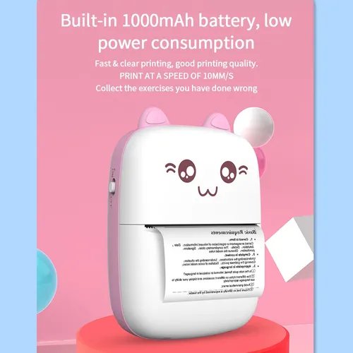 👉 Mini Portable Printer – Wireless Inkless Pocket Printer