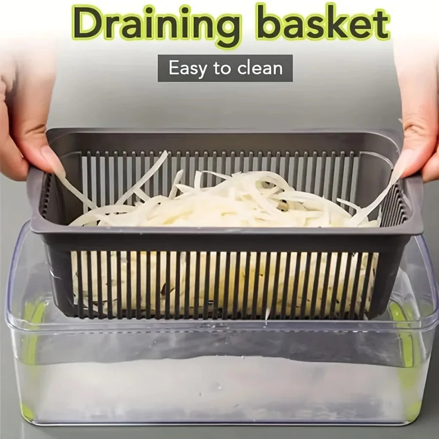16-in-1 Vegetable Cutter – Multifunctional Kitchen Slicer & Chopper