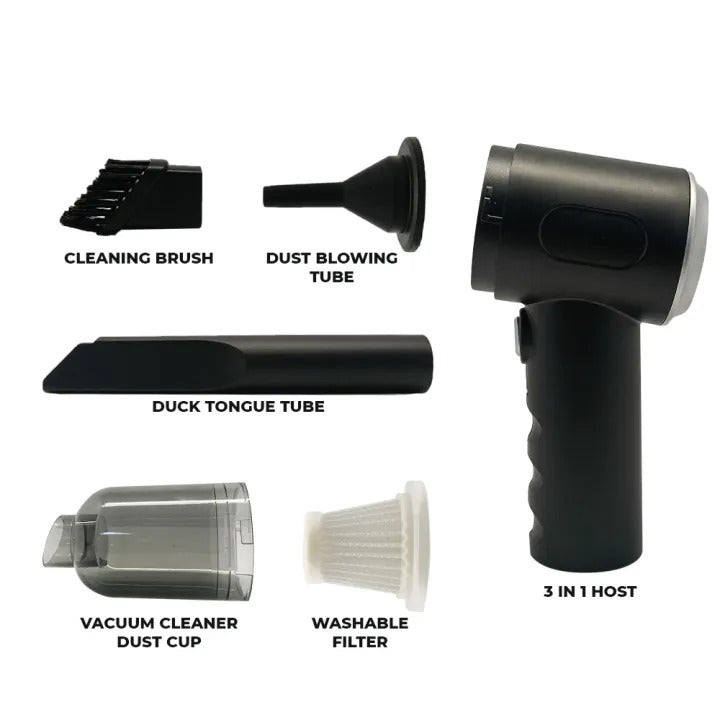 Portable Vacuum Cleaner – Powerful Cordless Dust Remover