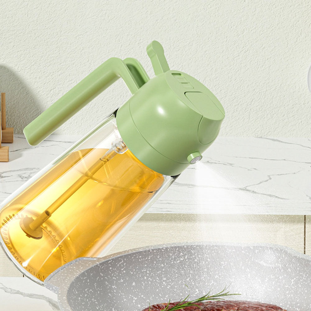 2-in-1 Oil Sprayer Bottle – Smart Spray & Pour Dispenser